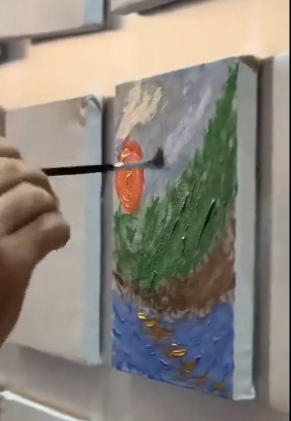 Ekrem İmamoğlu fuarda yağlı boya resmi yaptı. 'İlk defa yapıyorum' 7